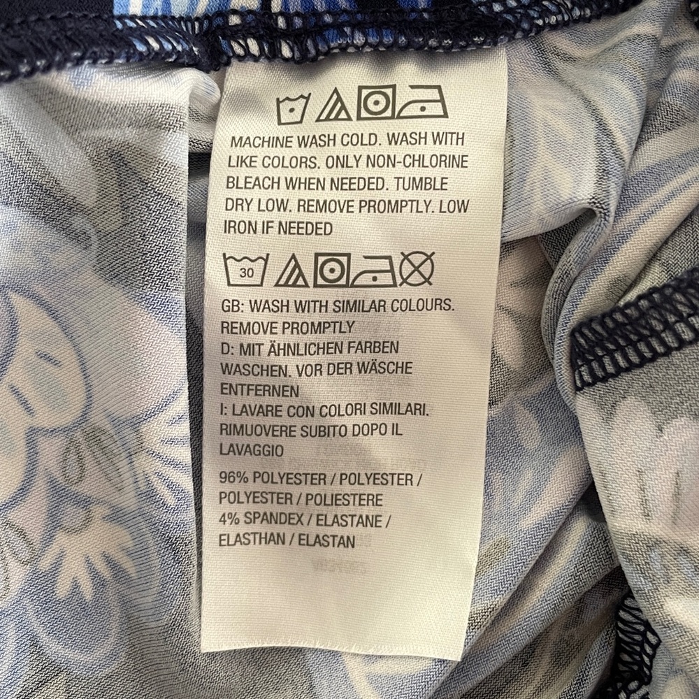 Passport Susan Graver Blue Pullon Pant Pockets Size Lg Silky Feel Wide Leg Comfy - Picture 5 of 5